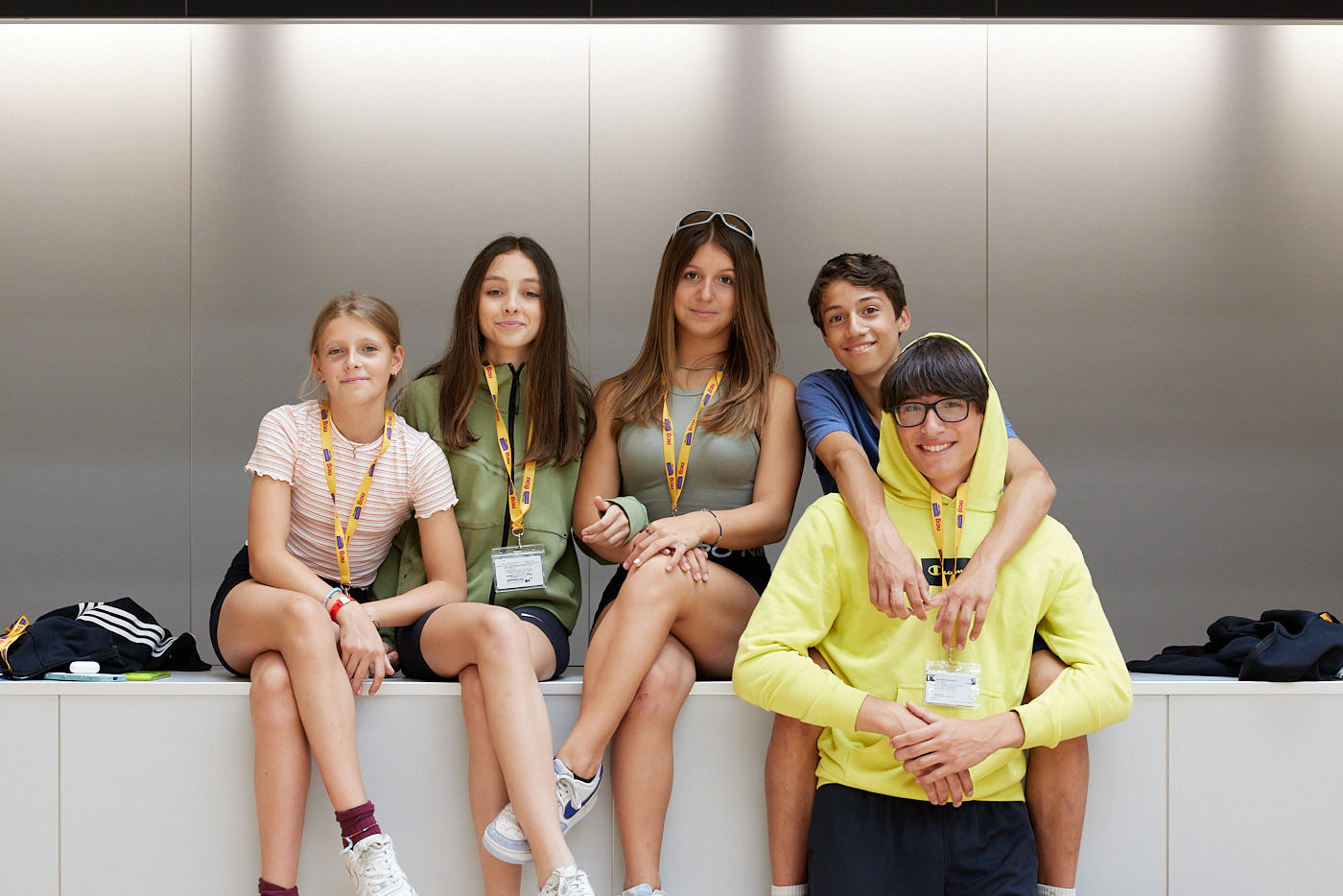 Students studying English at NCG